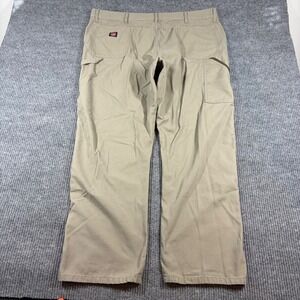 Wrangler Pants Men's 44x32 Workwear Khaki Tan Canvas Carpenter 112345580